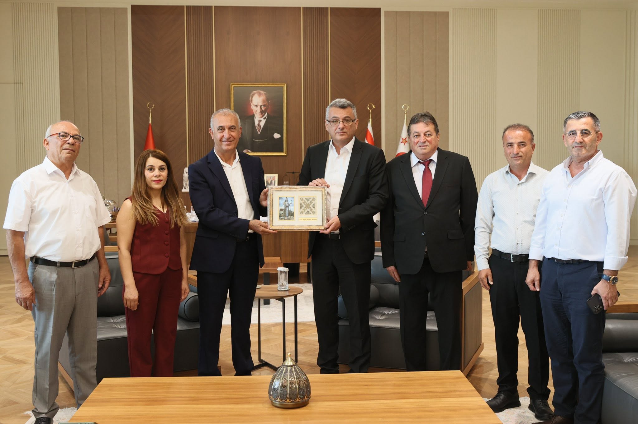 Cumhurbaşkanı Tufan Erhürman, KKTC Alevi Kültür Merkezi Başkanını ve beraberindeki heyeti kabul etti